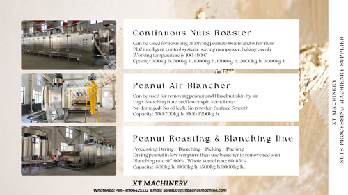 Latest company news about Революционируйте обработку арахиса с помощью передовой линии XT MACHINERY для обжарки и бланширования арахиса