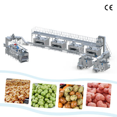 Хорошая цена. Automatic Peanut Coating Machine with 304 Food Grade Material 500-1000kg/h Capacity and 220/380v Voltage онлайн