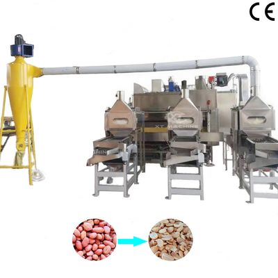Хорошая цена. Stainless Steel Fully Auto Split Peanut Blancher Machine SUS304 for Blanching & Splitting Peanuts онлайн