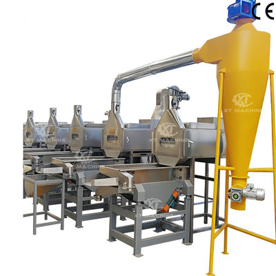 Хорошая цена. 500-1000kg/h Peanut Cutting and Blanching Machine Split Nut Blanching Machine With CE Certification онлайн