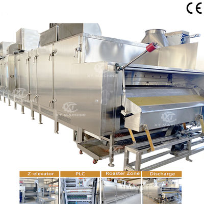 Хорошая цена. Electric Heating Nut Roaster Machine with Air Cooling for Nuts Processing Plants онлайн