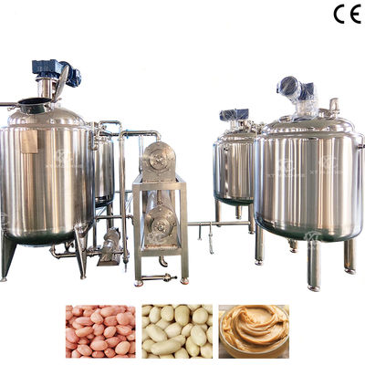 Хорошая цена. Industrial Emulsifying Mixing tank Peanut Butter Blending/De-gassing Tank онлайн