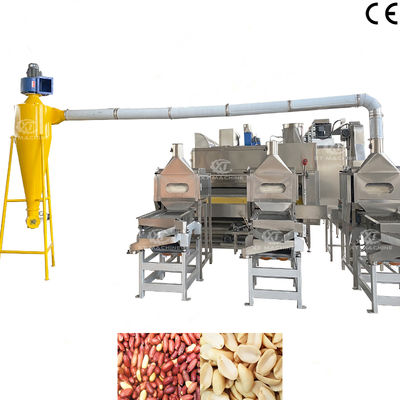 Хорошая цена. 1000kg/h SUS304 Industrial Grade Split Peanut Blanching Machine онлайн