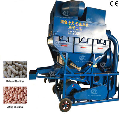 Хорошая цена. High Shell Rate High Efficiency Groundnut Shelling Machine Peanut Processing Machine Gas / Electric Powered онлайн