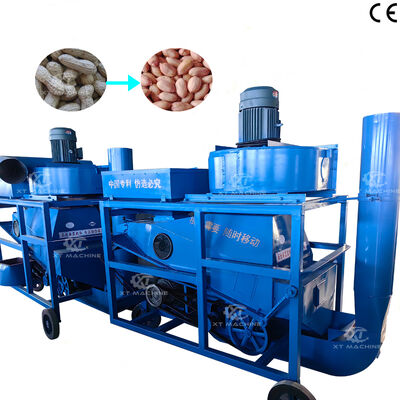 Хорошая цена. Factory Supply 800-5000kg/h Fully Automatic Small Peanut Shelling Machine Groundnut Husk Removing Machine онлайн