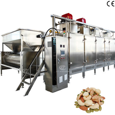 Хорошая цена. 220V/380V High Quality Continuous Nut Roasting Machine Peanut Oven Suitable for Food Processing Industry онлайн