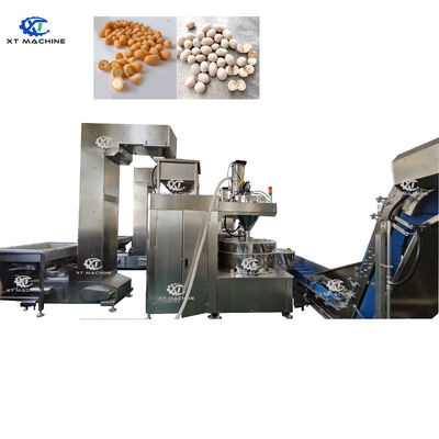 Хорошая цена. Manufacturer Direct Supply Fish Skin/Broad Bean/Peanut and Melon Seeds Batch Automatic Coating Machine with PLC & Gearbox онлайн