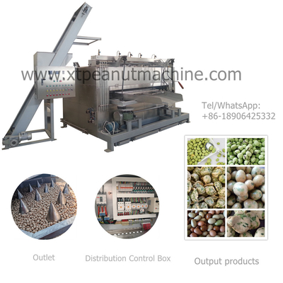 Хорошая цена. 304 Stainless Steel Nuts Roaster Machine with 50kg/h Capacity and 220V/380V Voltage for Even Heating онлайн