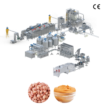 Automatic Peanut Butter Processing Plant  Peanut Butter Production Line Peanut Butter Line 