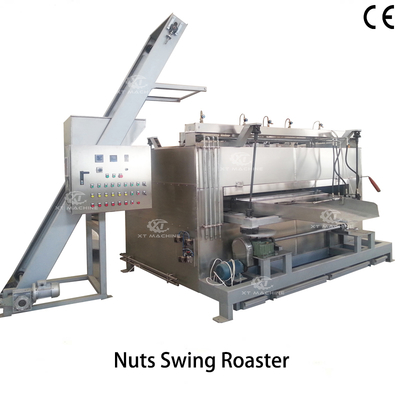 Хорошая цена. 50кг/ч из нержавеющей стали с покрытием орехов Swing Roaster 220V/380V онлайн