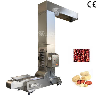 Хорошая цена. Пищевая нержавеющая сталь 304 Z-образный элеваторный конвейер для вертикальной транспортировки фруктов, овощей, зерна, орехов онлайн