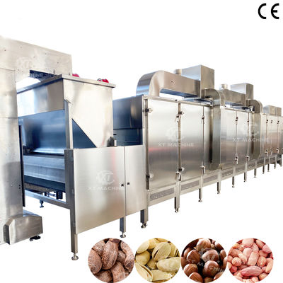 Хорошая цена. 304 Food Grade Nut Roasting Machine Peanut Roasting Machine Suitable for Factory Use онлайн