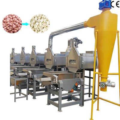 Хорошая цена. 500-1000kg/h Peanut Cutting and Blanching Machine Split Nut Blanching Machine With CE Certification онлайн
