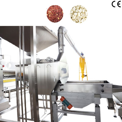 500kg/h Peanut Cutting and Blanching Machine Split Nut Blanching Machine Suitable for Food Processing Plants