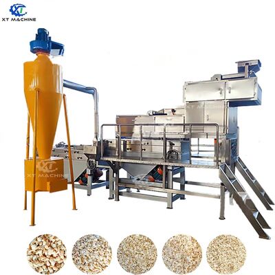 Хорошая цена. Промышленная дробилка для арахиса, производительность 500 кг/ч, мощность 7,5 кВт, двухступенчатая, для переработки орехов онлайн