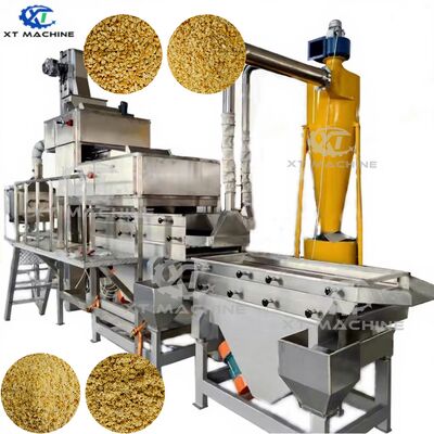 Промышленная машина для нарезания арахиса мощностью 500 кг/час, мощностью 7,5 кВт и двухступенчатым нарезанием для однородной обработки орехов