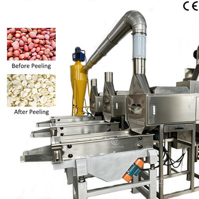 Хорошая цена. SUS304 1000kg/h-2000kg/h Машина для резки и отбеливания арахиса Машина для очистки воздуха для отбеливания арахиса онлайн
