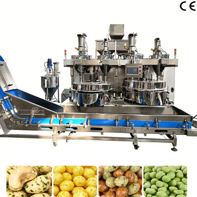 Фабрика прямые продажи 500kg/h-1000kg/h Автоматическая машина покрытия орехов Покрытая машина для изготовления арахиса Для арахиса Японские бобы Кашу миндаль