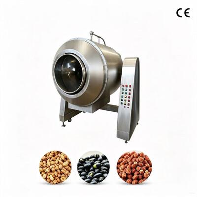 Хорошая цена. Горячая продажа Коммерческая машина покрытия сахара весом 70 кг/партия Полностью автоматическая роликовая печь с регулировкой температуры онлайн